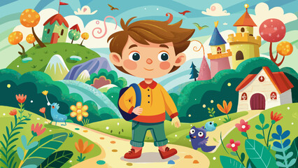 Obraz premium watercolor-children-s-illustration