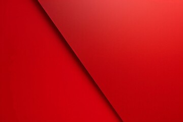 Obraz premium Red gradient background divided by a diagonal line, creating a two-tone effect, ideal for minimalist designs. The subtle gradient adds depth and dimension to the composition