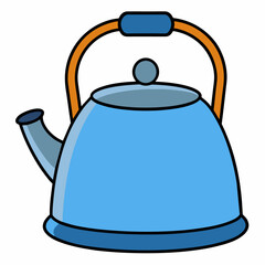 Obraz premium Kettle cartoon vector clipart Illustration