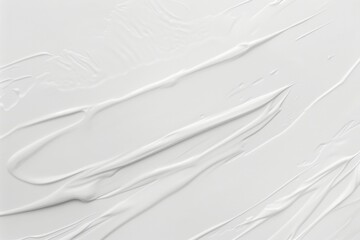 Obraz premium White creamy texture creating a smooth background with a delicate and soft touch, ideal for beauty and skincare advertisement