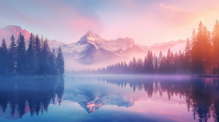 Fototapeta premium Desktop wallpaper, wilderness, landscape, nature, scenic, mountain, lake, tranquil, outdoor, adventure, exploration, majestic, vista, wilderness scene, mountain range, alpine, wilderness photography