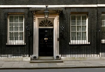 A view of Number 10 Downing Street