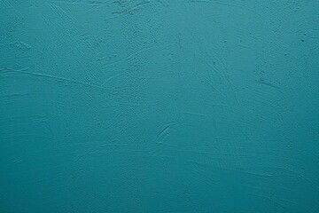 Turquoise blue painted wall texture background with brush strokes showing, perfect for graphic design and creative projects