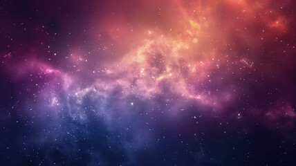 Fototapeta premium Colorful space galaxy cloud nebula Stary night cosmos.generative.ai
