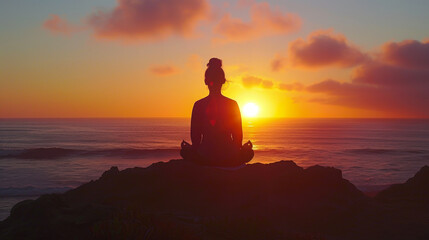 New Day's Peace: Sunrise Meditation Scene