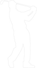 golf outline