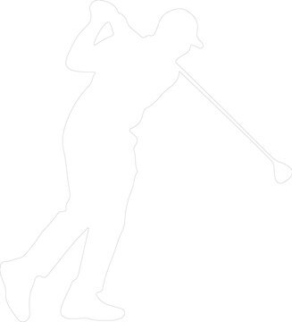 golf outline