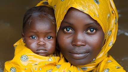 Explore the intersectionality of extreme weather events with photos of immigrants, refugees, and displaced populations seeking asylum and resettlement in