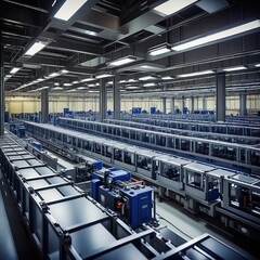 Naklejka premium Background of technological concepts