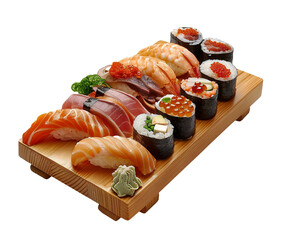 Japanese food isolated on transparent background