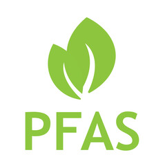  Doubts and uncertainties about dangerous PFAS Perfluoroalkyl and Polyfluoroalkyl Substances used due to their enhanced water-resistant properties - Concept with question mark and postcard. 