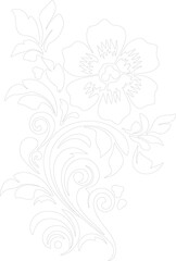 flower outline