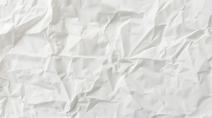 Obraz premium the wet crumpled white paper texture for the headerbackdrop
