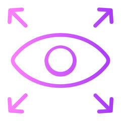 shared vision gradient icon