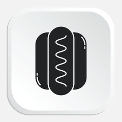 Hot Dog Icon - Representing a Classic American Food Favorite