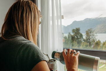 woman preparing mate