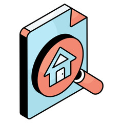 Premium download icon of home relocation