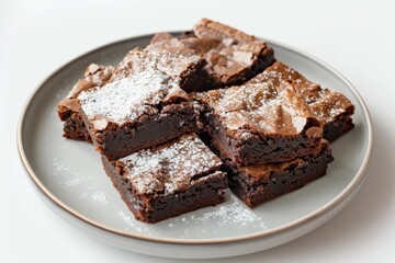 Decadent Chocolate Cakey Brownies with a Fluffy Texture
