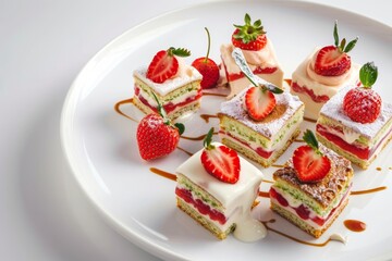 Shimmering Touch Confectioners' Sugar Glaze Petit Fours