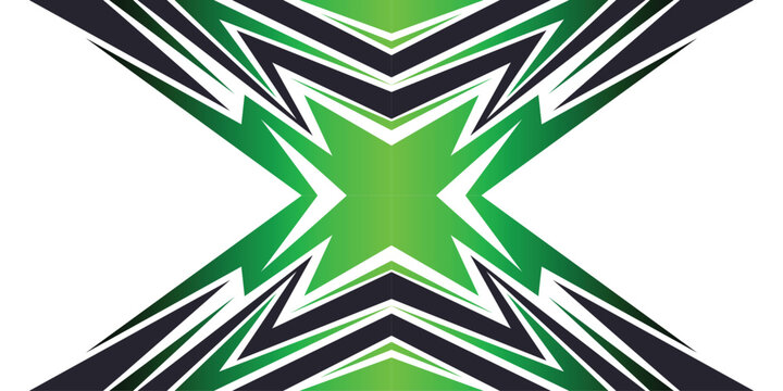 Abstract background with reflective gredient arrow pattern with copy space