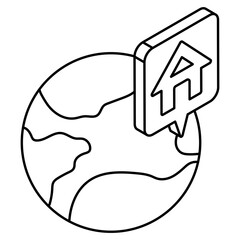 Perfect design icon of real estate chat