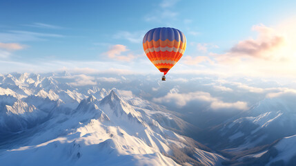 hot air balloon over sky