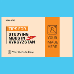 Study in Kyrgyzstan social media post