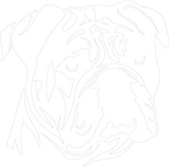 Bulldog outline