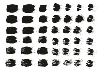 Hand Drawn Round Brush Regular Straight Lines Mix Artist Brush High Detail Abstract Vector Background Mix Set 