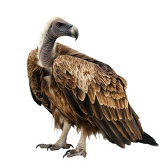 An American Bald Eagle on transparent