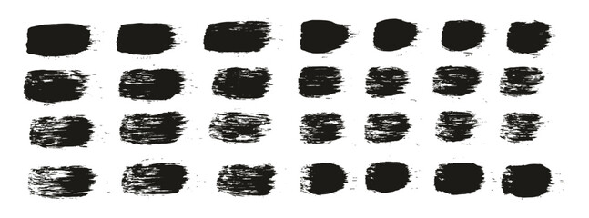 Hand Drawn Round Brush Regular Straight Lines Mix Artist Brush High Detail Abstract Vector Background Mix Set 