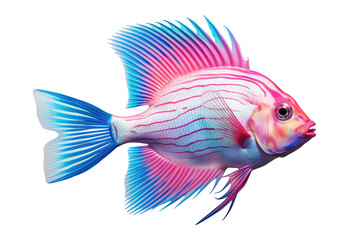 Fototapeta premium Tropical fish. Cut out on transparent