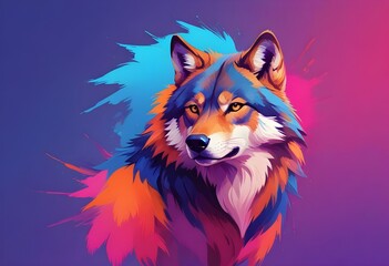 illustration of a wolf