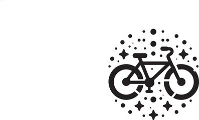 bicycle icon isolated on white