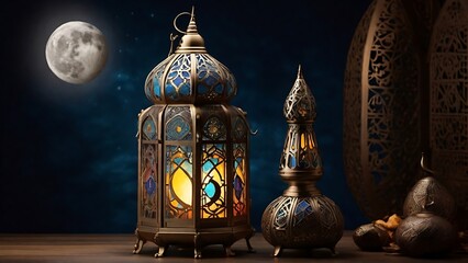Mystical Lanterns: Showcasing Islamic Calligraphy Elegance
