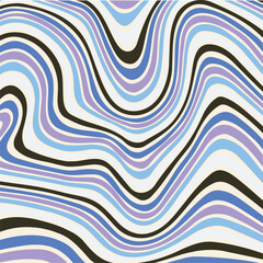 Vector geometric waves marbling pattern. Abstract illustration waves liquid marbel background, pink, purple, wallpaper graphic design.Wavy Swirl Seamless Pattern Groovy Background.
