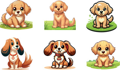 Dog Vector Silhouette Illustration EPS