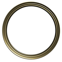 Round frame graphic element