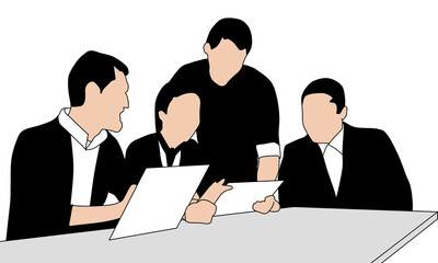 business people shaking hands