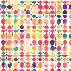 seamless geometric pattern with hearts