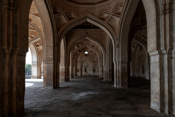 Tomb of Ibrahim Rauza in Bijapur, also called Ali Rauza. India.