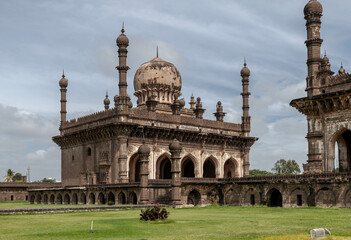 Fototapeta premium Tomb of Ibrahim Rauza in Bijapur, also called Ali Rauza. India.