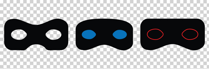 a black superhero mask isolated background. © RadiantForms