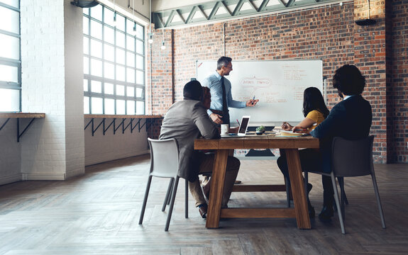 Whiteboard, man or speaker in presentation for teaching, SWOT analysis or marketing strategy in meeting. People, business workshop or leader writing in team training, coaching or learning opportunity