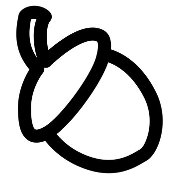 recommend clip art: Acorn Outline