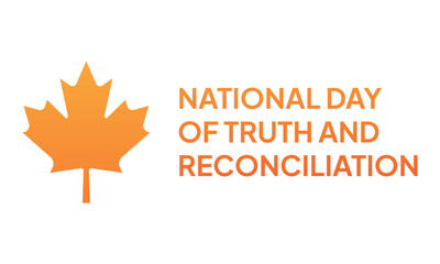 Every Child Matters Logo. National Day of Truth and Reconciliation. Orange Shirt Day of Canada. September 30. Vector Illustration Icon.