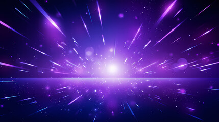 Fototapeta premium Abstract purple glowing background