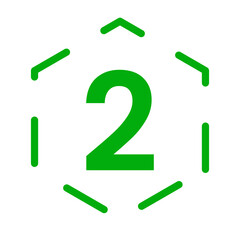 Number Icon design