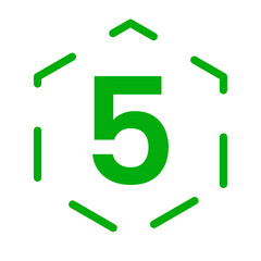 Number Icon design