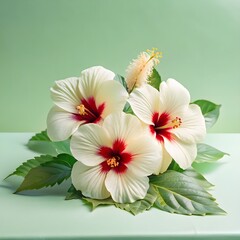 red and white flower